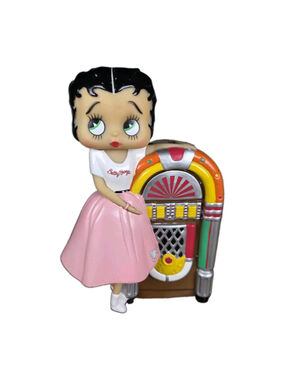 VTG 2003 Betty Boop Jukebox Musical Coin Bank Precious Kids 1950s Retro Untested